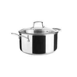 Olla de acero inoxidable con tapa, trichef, 20 cm - Lacor