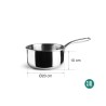 Cazo de acero inoxidable trichef, 20 cm - Lacor