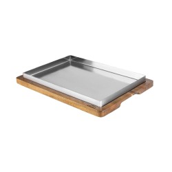 Llauna de arroz de acero inoxidable, 26 cm - Lacor