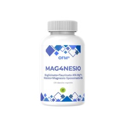 Magnesio 4 (Bisglicinato,taurinato,malato, liposomado), 120 cápsulas - OFM