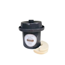 Frasco de fermentación de cerámica, gris, 1 litro - Schmitt
