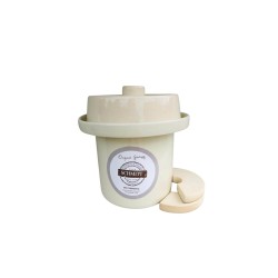 Frasco de fermentación de cerámica, blanco, 1 litro - Schimtt
