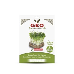 Semillas de mostaza roja para microgreens ecológica, 15 g - Bavicchi GEO