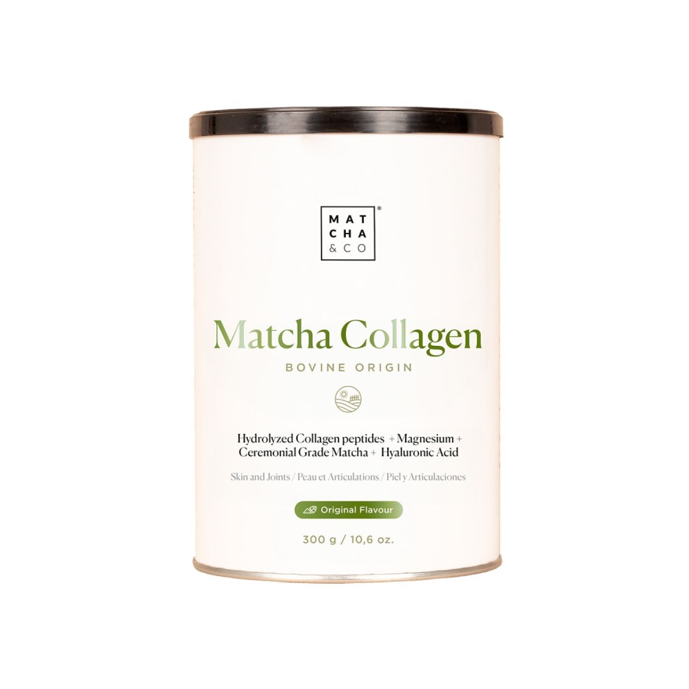 Matcha & Co 5 X Colágeno Con Magnesio Y Té Matcha 300 G De Polvo - Imagen 3