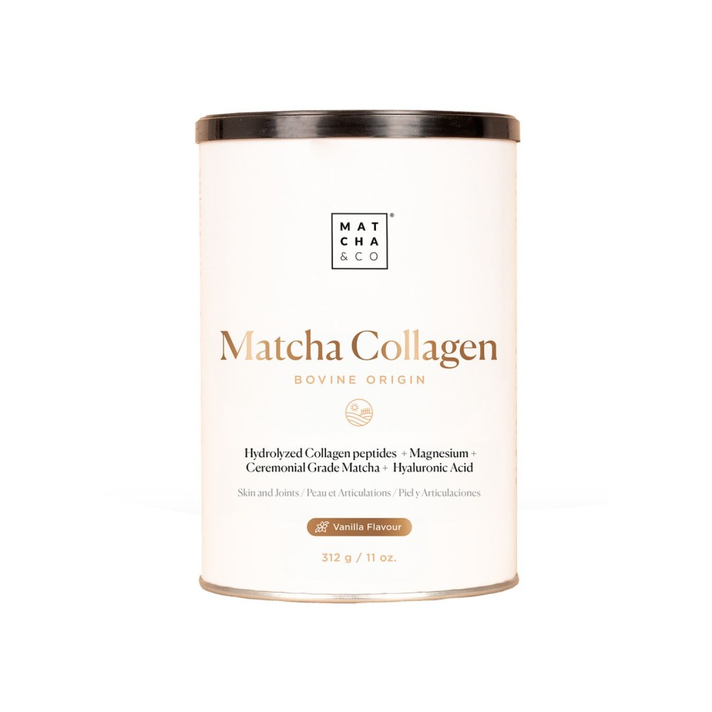 Matcha & Co 5 X Colágeno Con Magnesio Y Té Matcha Sabor Vainilla 312 G De Polvo - Imagen 3
