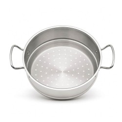 Vaporera de acero inoxidable Chef Classic - accesorio para cocer al vapor, 32 cm - Lacor