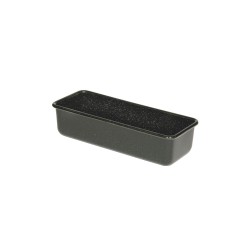 Molde rectangular de acero esmaltado negro 30 cm, 1,7 litros - Riess