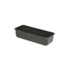 Molde rectangular de acero esmaltado negro 30 cm, 1,7 litros - Riess