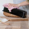 Molde rectangular de acero esmaltado negro 30 cm, 1,7 litros - Riess