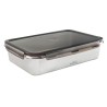 Fiambrera hermética de acero inoxidable rectangular Ecoinox Pro, con tapa, 5 litros - Lacor