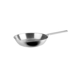 Sartén de acero inoxidable, Luna, 24 cm - Lacor