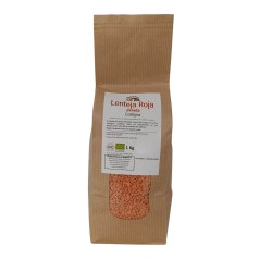 Lentejas rojas sin piel, ecológicas, 1000 g - Rincón del Segura