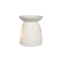 Difusor a vela de porcelana, nieve - Kerzenfarm