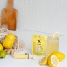 Saborizantes sólidos para agua sabor limón y menta ecológicos, 12 unidades - Qwetch