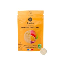 Saborizantes sólidos para agua sabor mango y fruta de la pasión ecológicos, 12 unidades - Qwetch