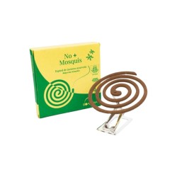 Espirales de incienso ayurvédico "no + mosquitos" ecológicas, 10 unidades - BioAroma