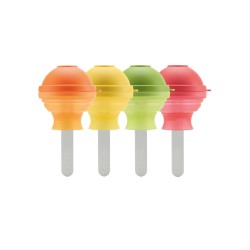 Set de 4 moldes para helados - Piruleta