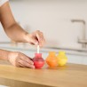 Set de 4 moldes para helados - Piruleta