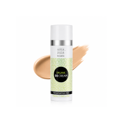 BB Cream - crema facial hidratante, con color y protección solar SPF 10, 30 ml - Amapola Biocosmétics
