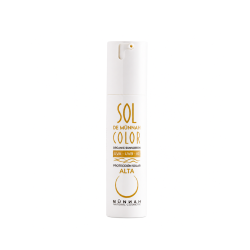 Protector solar facial con color e hidratante ecológico SPF 40, 50 ml - Münnah