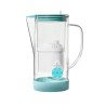 Jarra de vidrio filtradora de agua con filtro de coco, ClearDrops, 1,2 l - Alkanatur