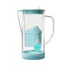 Jarra de vidrio filtradora de agua con baja emisión de magnesio y filtro de coco, ClearDrops, 1,2 l - Alkanatur