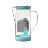 Jarra de vidrio filtradora de agua con filtro de zeolita, ClearDrops, 1,2 l - Alkanatur