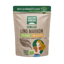 Semillas de lino marrón ecológicas, 500 g - Naturgreen
