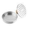 Prensa para hamburguesas de acero inoxidable Crust, 12,5 cm - Lacor