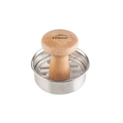 Prensa para hamburguesas de acero inoxidable Crust, 7 cm - Lacor