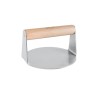 Prensador de hamburguesas de acero inoxidable Crust, 14 cm - Lacor