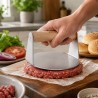 Prensador de hamburguesas de acero inoxidable Crust, 14 cm - Lacor