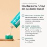 Pasta de dientes sin flúor con hidroxiapatita, probióticos y prebióticos, sabor menta, 75 ml - Georganics