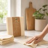Pack 6 bayetas ecológicas de bambú reutilizables - Azal