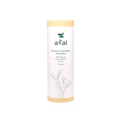 Rollo de 20 bayetas ecológicas de bambú reutilizables - Azal