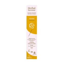 Incienso ayurvédico Sándalo ecológico, 12 varillas - BioAroma