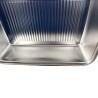 Fiambrera hermética de acero inoxidable rectangular Ecoinox Pro, con tapa, 6,6 litros - Outlet