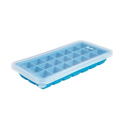 Cubitera de silicona con tapa, 21 cubitos - Ibili