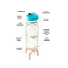 Pack 2 filtros de carbono para fermentador de verduras o kombucha - Kefirko