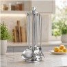 Portautensilios de cocina con 5 utensilios de acero inoxidable - Brandani