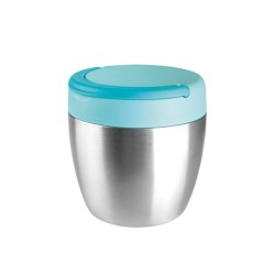Fiambrera térmica de acero inoxidable con asa, 600 ml - Ibili
