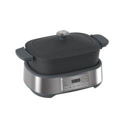 Olla multifunción eléctrica de hierro fundido, 5,5 l - Wartmann