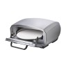 Horno para pizza de acero inoxidable con piedra giratoria - Unold