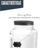 Dispensador de bebidas de cristal con grifo de acero inoxidable, 5,5l - Lacor