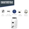 Dispensador de bebidas de cristal con grifo de acero inoxidable, 5,5l - Lacor