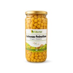 Garbanzos cocidos ecológicos, 720 g - Bihortal
