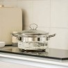 Olla de vidrio borosilicato con tapa, 2,5 l - Belissam