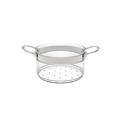 Vaporera de vidrio borosilicato - accesorio para cocer al vapor, 20 cm - Belissam