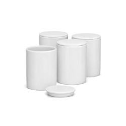 Tarros de cerámica para yogurtera JG 80 y 60, 4 x 125 ml - Rommelsbacher