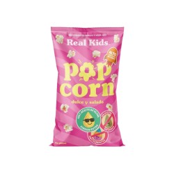 Palomitas dulces y saladas para niños sin gluten, ecológicas, 50 g - Real Kids